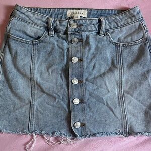 PacSun Blue Denim Skirt Size26